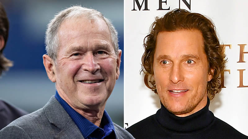 Matthew McConaughey gets advice from Bush