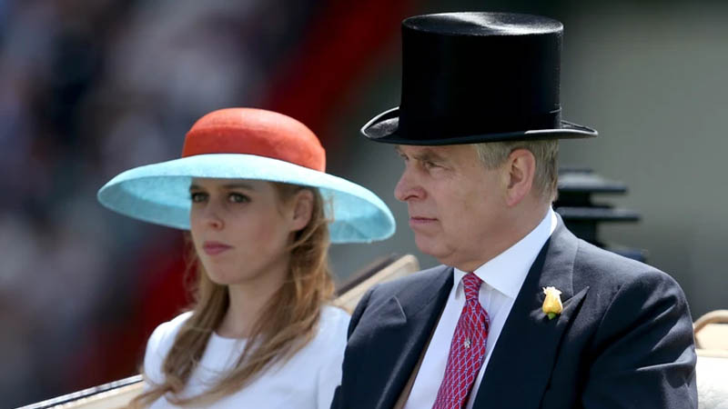 Princess Beatrice and Prince Andrew